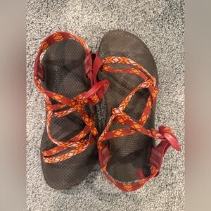 Chaco Z/2 Sandals – Women’s Size 7– Red/Orange Webbing